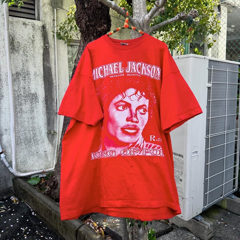 KING OF POPマイケルジャクソンTシャツ | CUSTOM FEVER