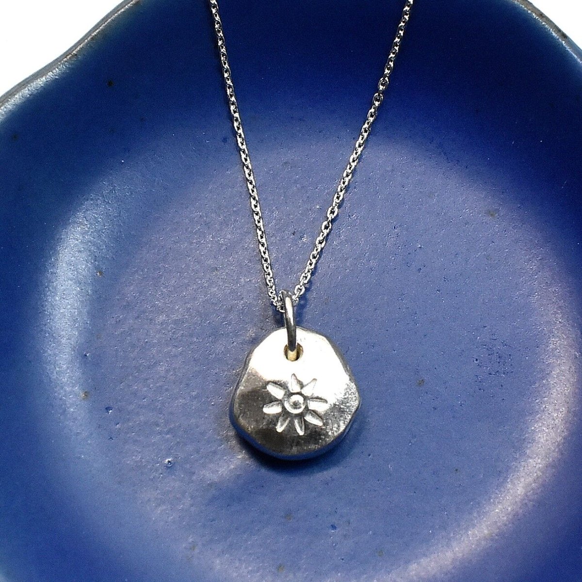 太陽模様 シルバーネックレス No-07 【一点物】 | シルバー