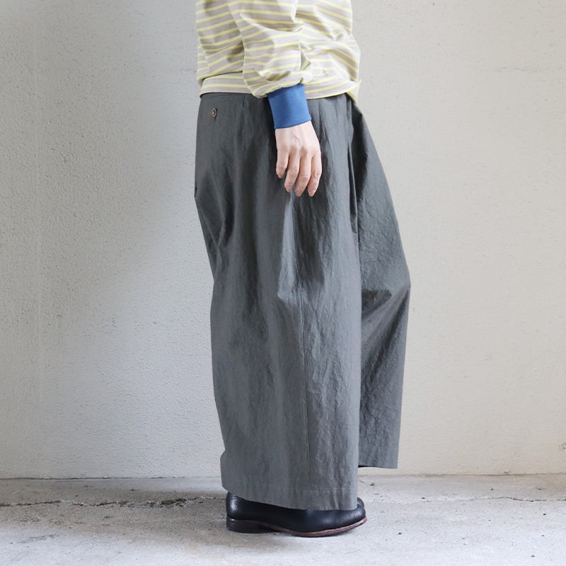 atelier naruse アトリエナルセ コットンガウチョパンツ cotton gauch