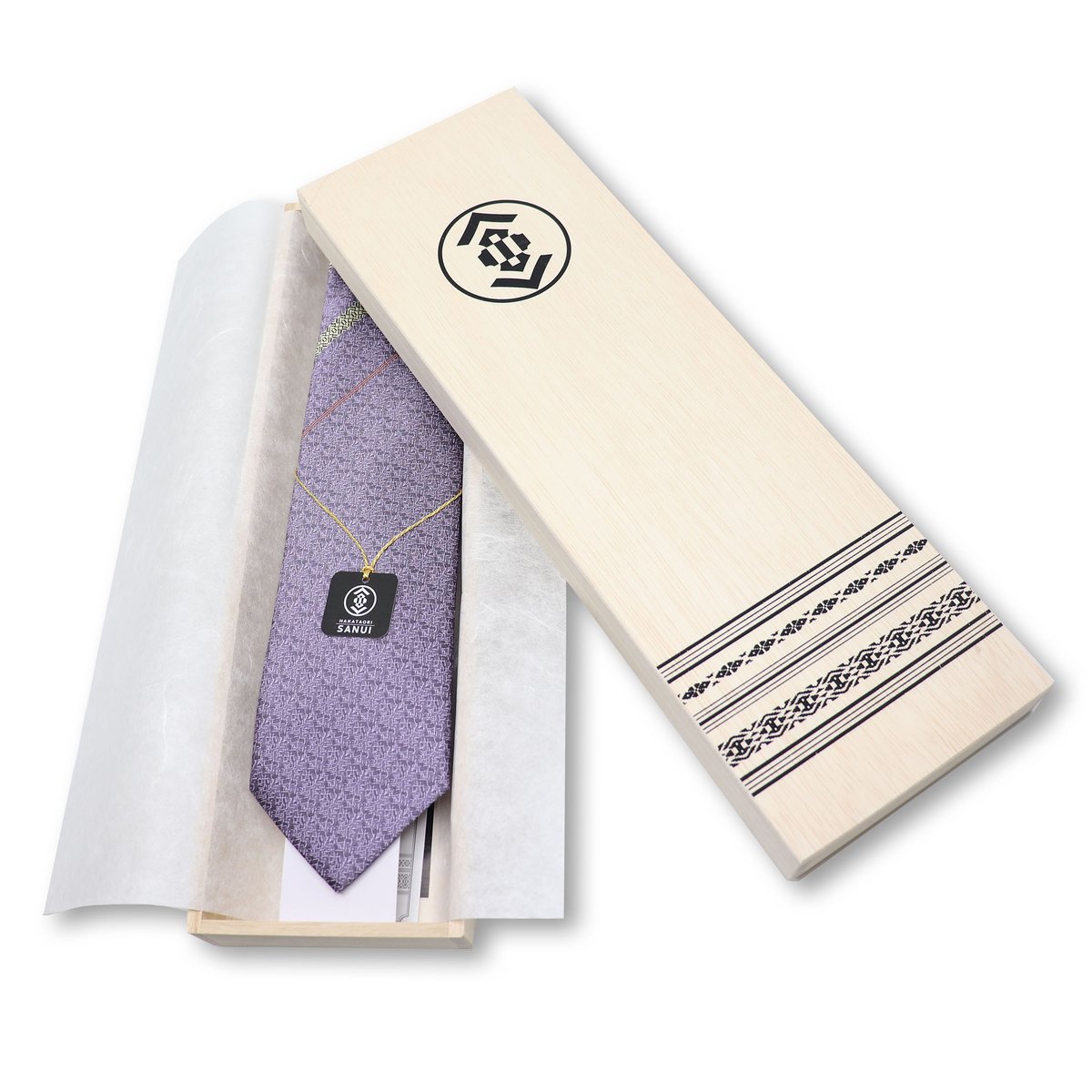 ネクタイ桐箱(一本) | 博多織のサヌイ織物 オンラインショップ【公式】