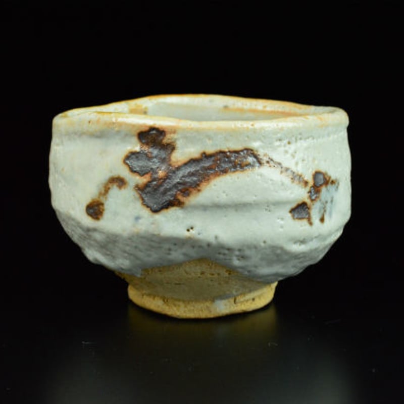 値下げ】 奥磯太覚 志野 茶碗 【真正保証】 値下げ】 奥磯太覚 志野