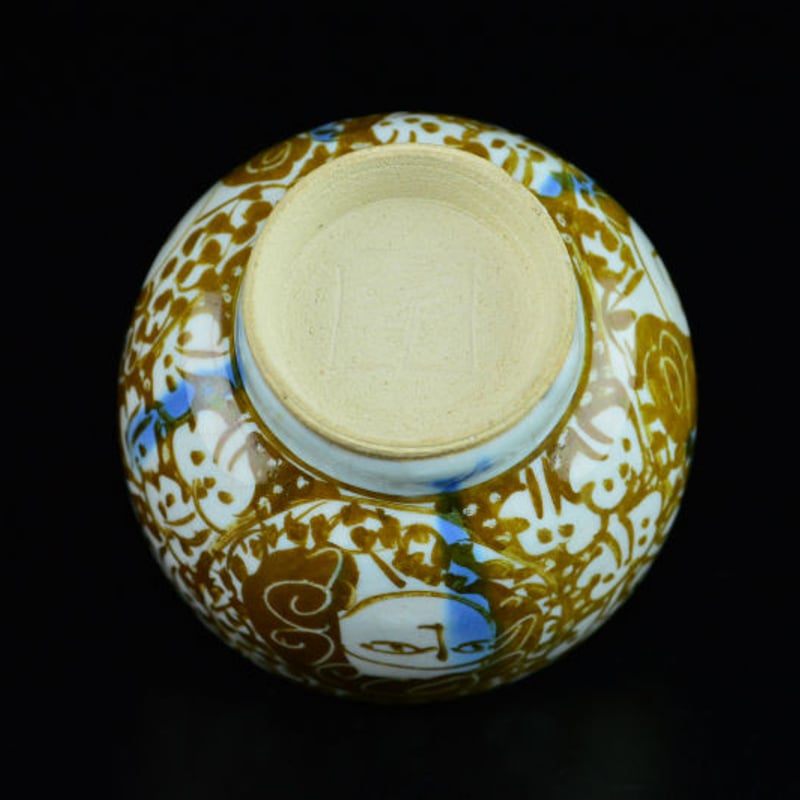 加藤卓男 ラスター彩人物文酒杯 | GALLERY 旭