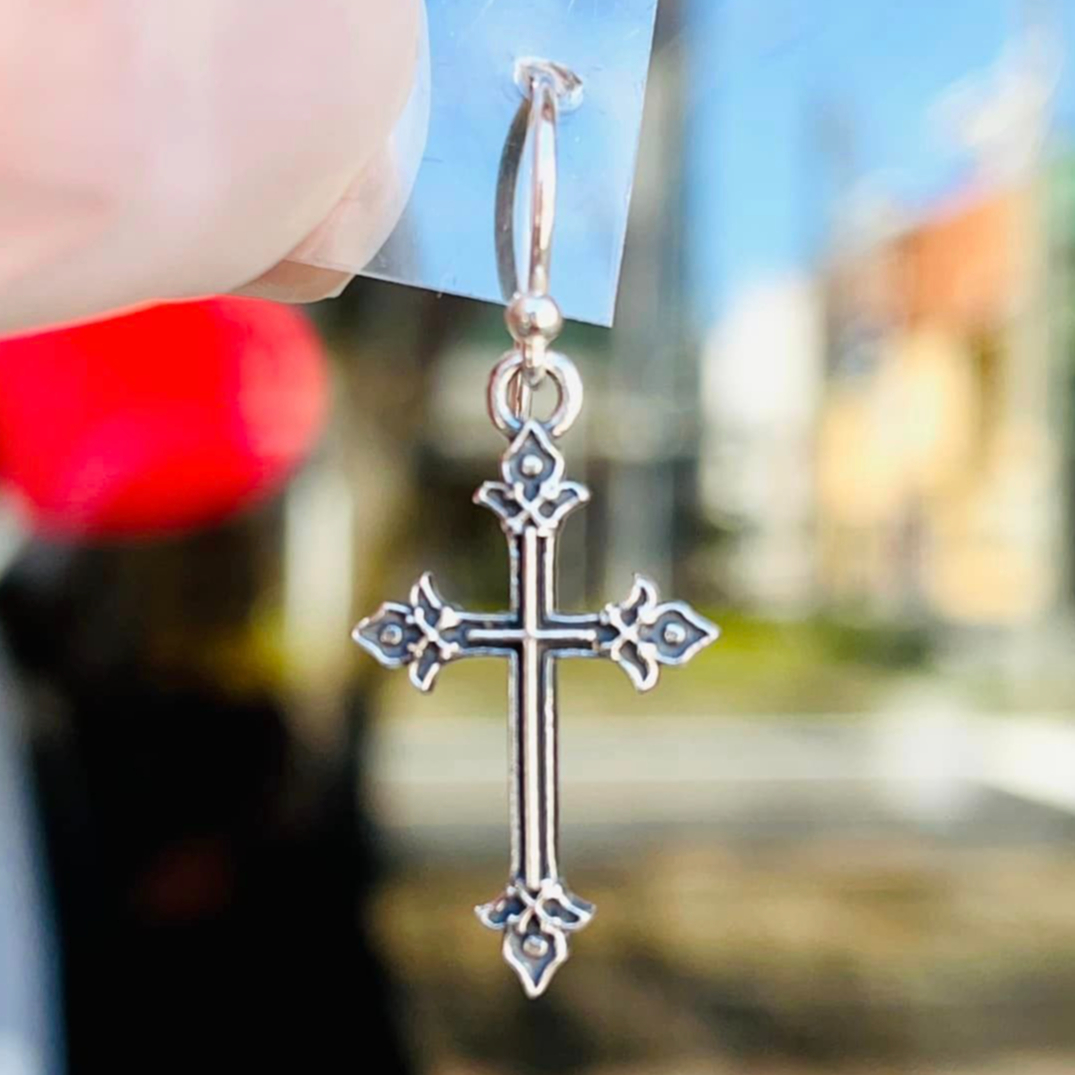 十字架(ピアス)［anima exists in all creation］ | 上州本店 蛇骨堂
