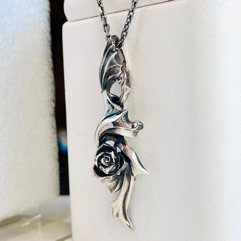 即納可能！薔薇のペンダント】 ET-006［GLAM SCALE］ | 上州本店 蛇骨堂