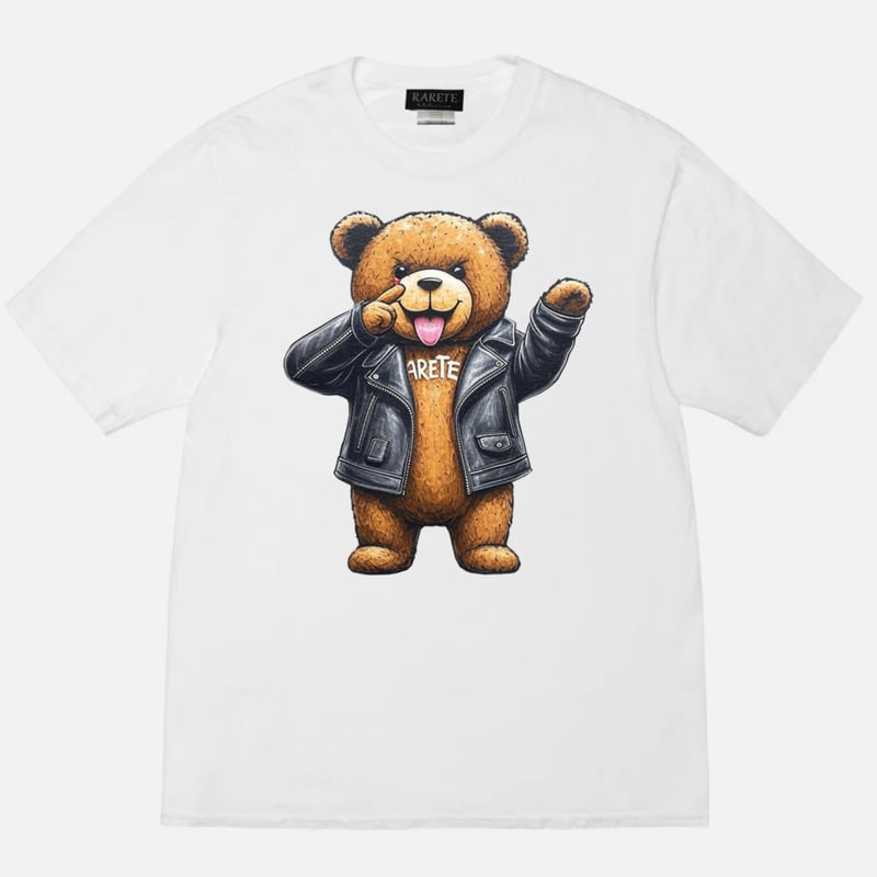 RARETE (ラルテ) テディベア Teddy bear2025 あっかんベー Tシャツ