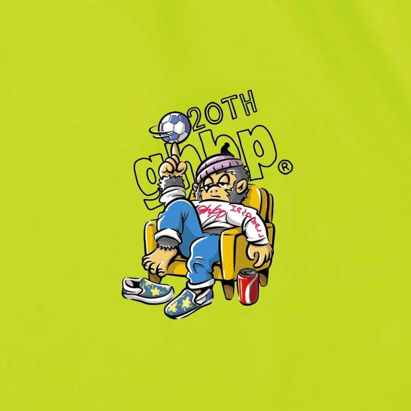 蛍光イエロー 20th Anniversary Thank you！ ありがとうTシャツ |