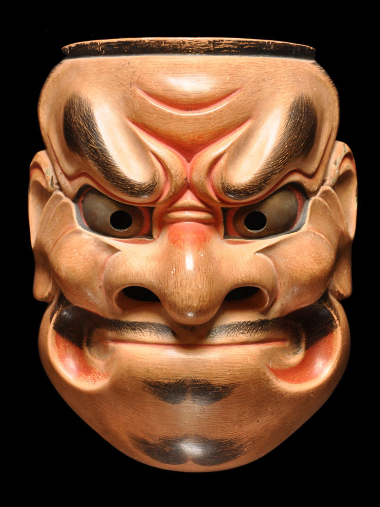 木彫り能面 大べし見(おおべしみ) 大癋見 | Oo-Beshimi | 能面
