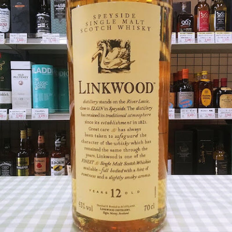 UD花と動物シリーズ リンクウッド 12年 43% 700ml LINKWOOD 12y |