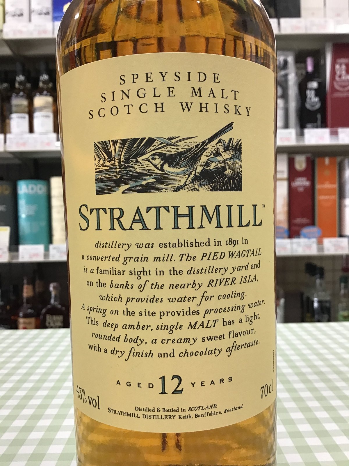 UD花と動物シリーズ ストラスミル12年 43% 700ml STRATHMILL 12y |