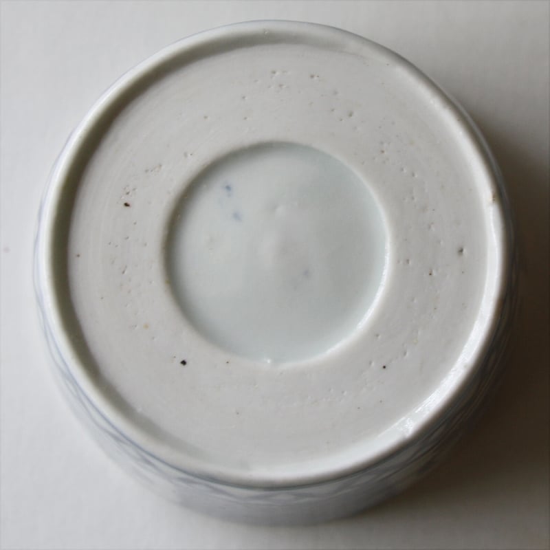 古伊万里 雲鶴文蕎麦猪口 伊万里 染付雲鶴文そば猪口 – 古美術西川