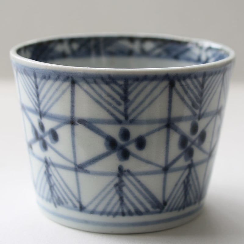 古伊万里染付草原文蕎麦猪口4個 [B25510] Amazon.co.jp: 古伊万里