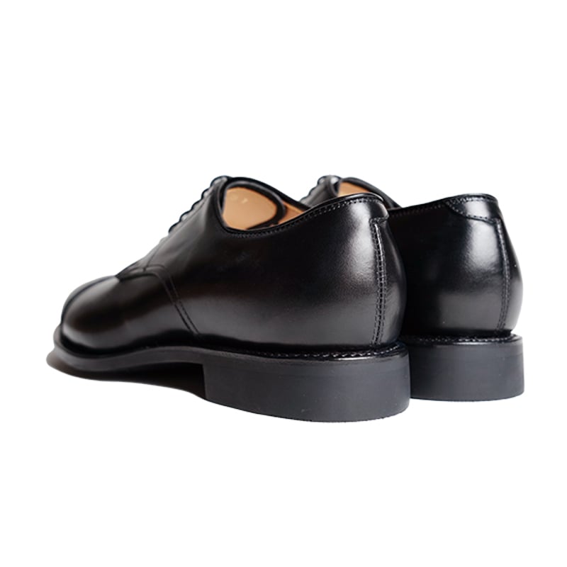 フランス アノネイ社製ボックスカーフ｜Cap toe derby black｜CP4302F-