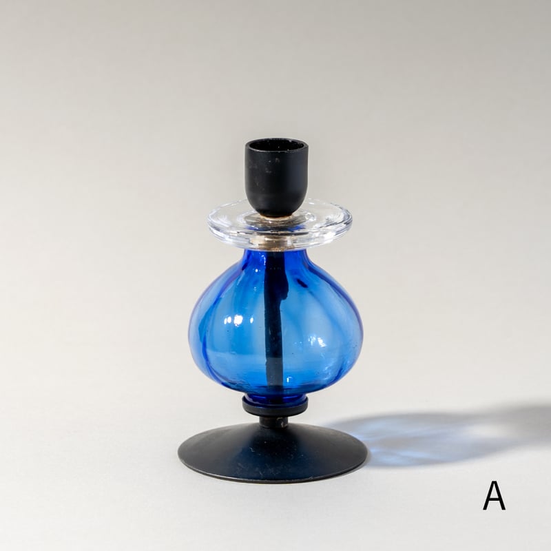 Erik Höglund ヴィンテージキャンドルスタンド（ブルー） | Lido