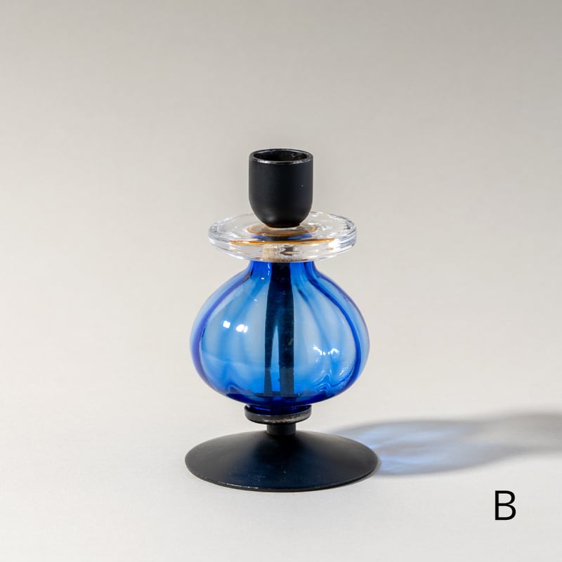 Erik Höglund ヴィンテージキャンドルスタンド（ブルー） | Lido