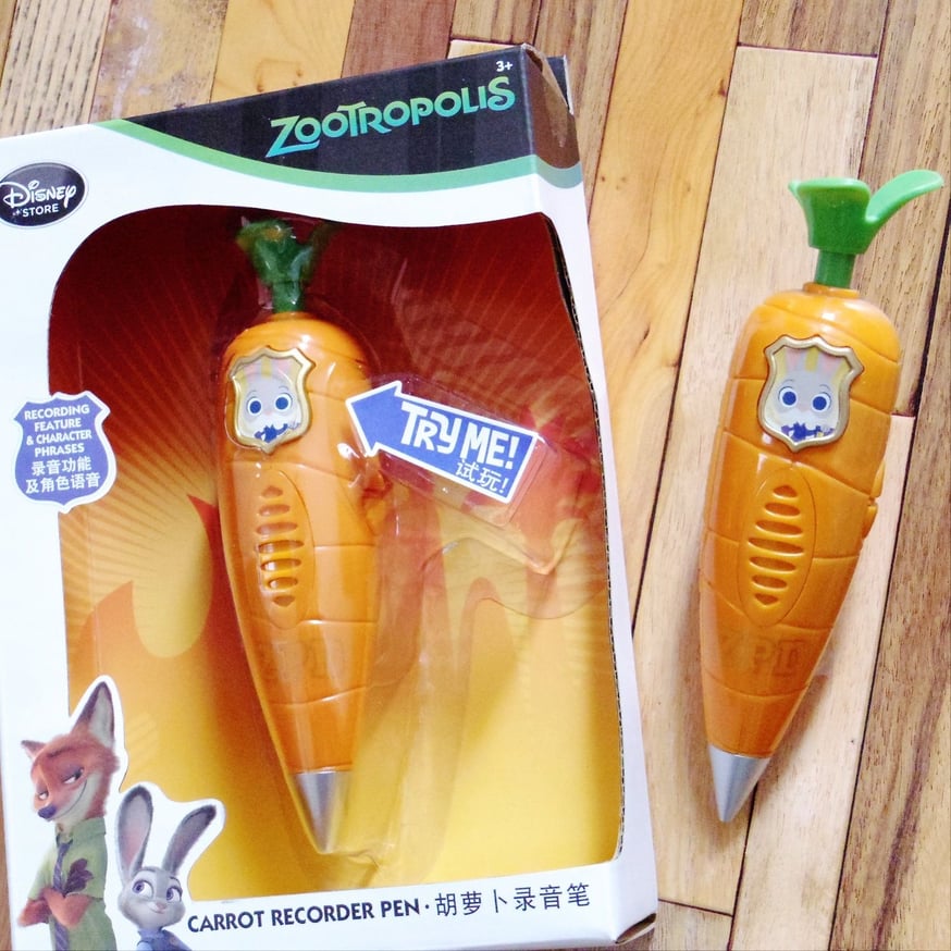 ズートピア』入手困難？ジュディのにんじんレコーダーペン入荷