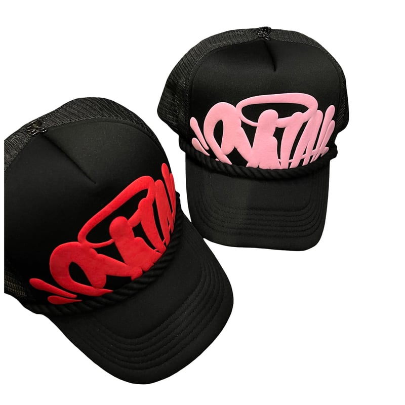 SYNA WORLD / Syna Trucker Cap (Black×Red) | BIN