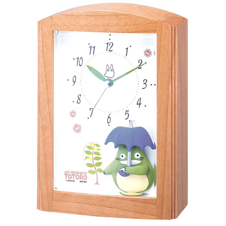 となりのトトロオルゴール目覚まし時計752MN-12 となりのトトロ