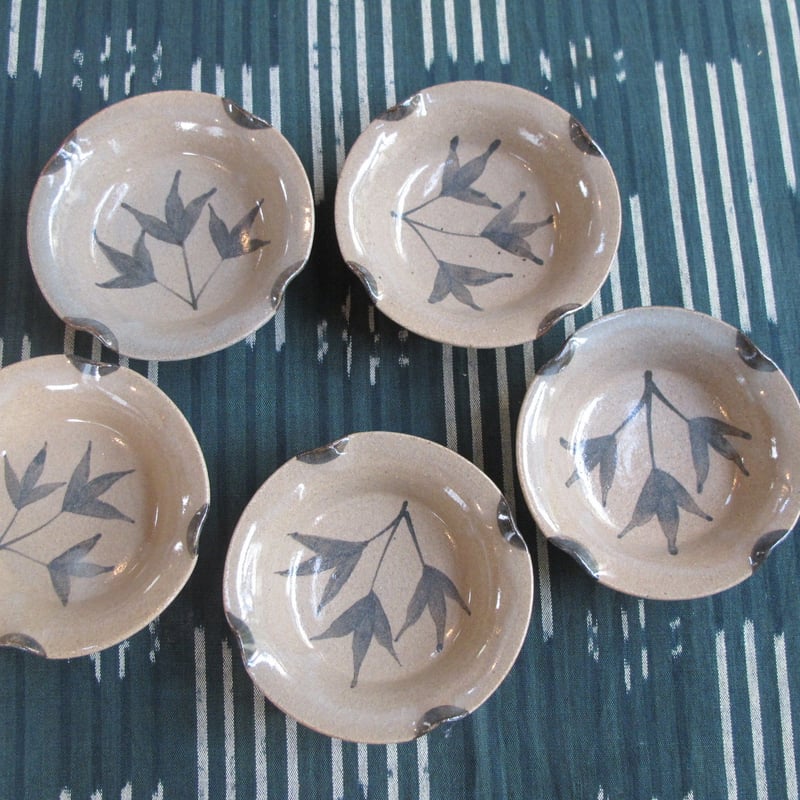 三玄窯（中里重利）絵唐津珍味銘々皿5枚セット | 肥前陶磁ギャラリー