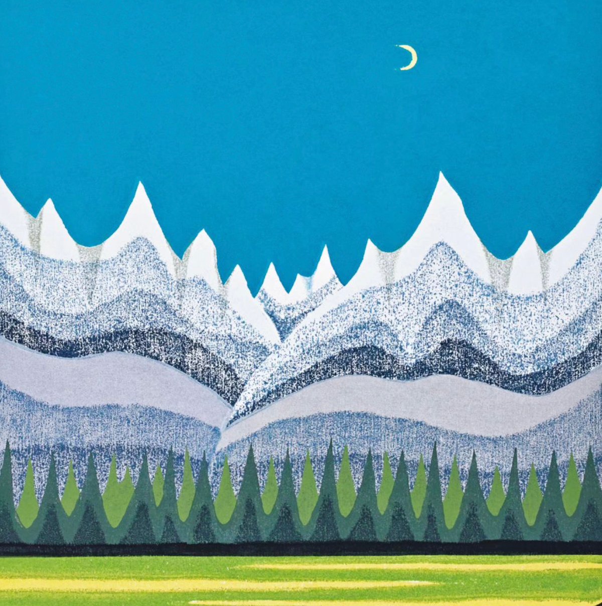 ☆大谷一良 木版画 ②・鉛筆サイン入り・限定50部 ☆大谷一良 木版画