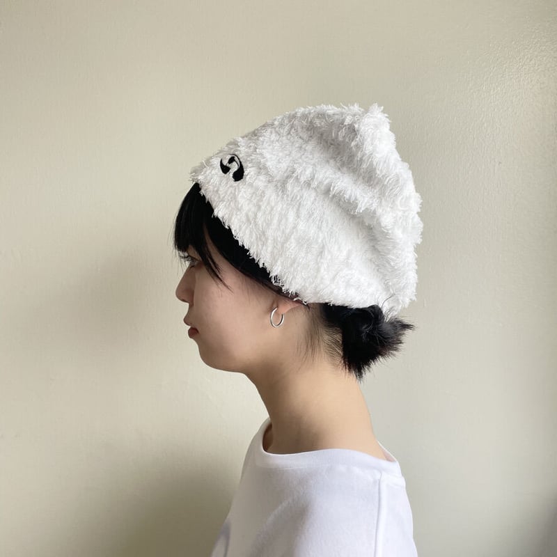 chloma リフレクファーリーキャップ ホワイト