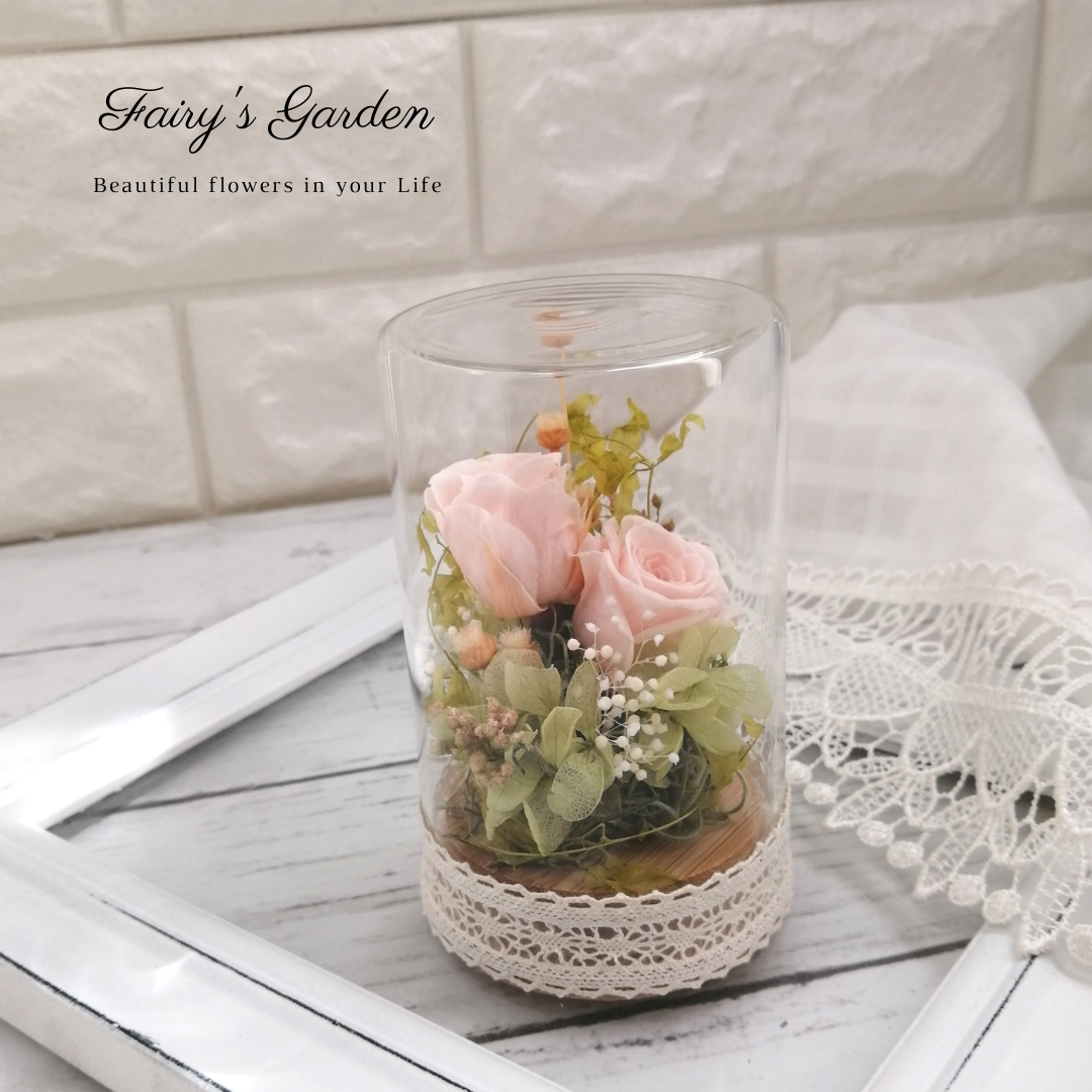 紫と黄色グラデーションガラスカップ キャンドル入れ フラワー