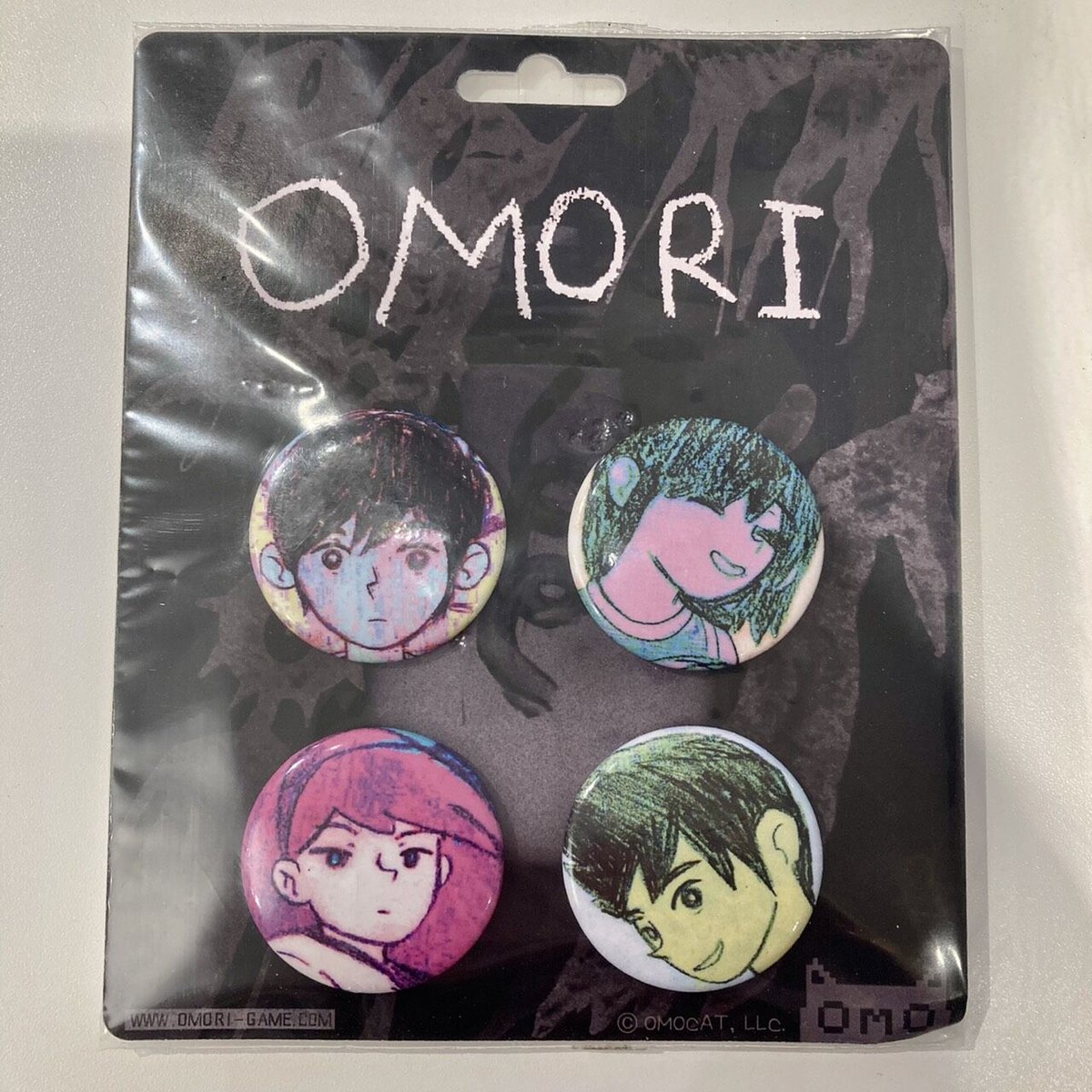 OMORI 缶バッジ OMORI】OMORI CHIBI Button Pin Set【OMOCAT】 | PAR