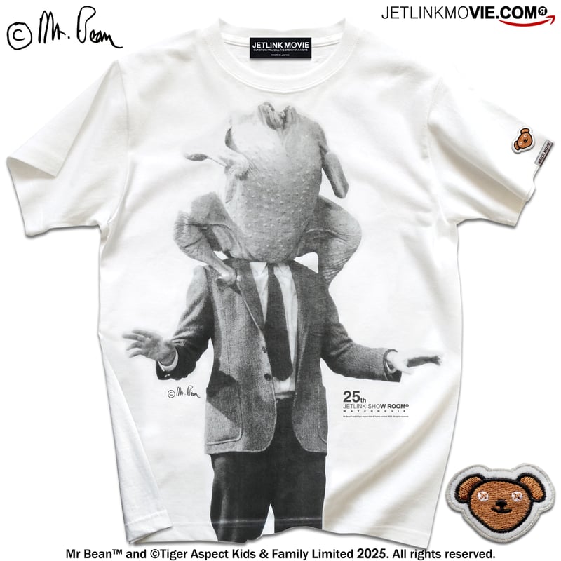 JETLINK25周年記念 MR.BEAN×JETLINK THE HOLIDAY T-SHI