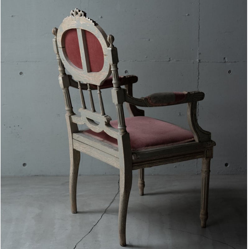 フランスアンティーク サイドチェスト リボンリース ルイ16世スタイル