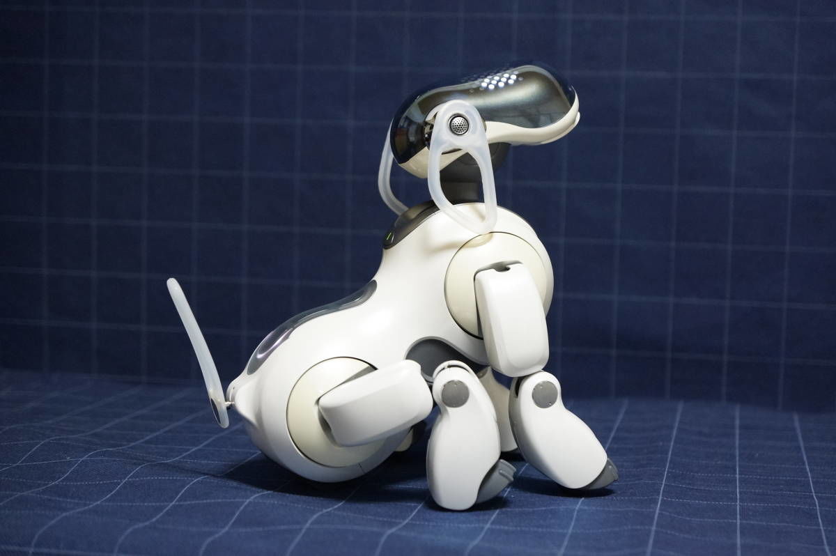 SONY ERS-7 AIBO ホワイト 純正みみとしっぽのシリコンカバー Aibo ERS