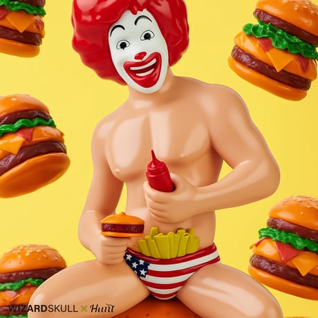 Backside Works MANEATER ハンドペイントT Backside Works MANEATER