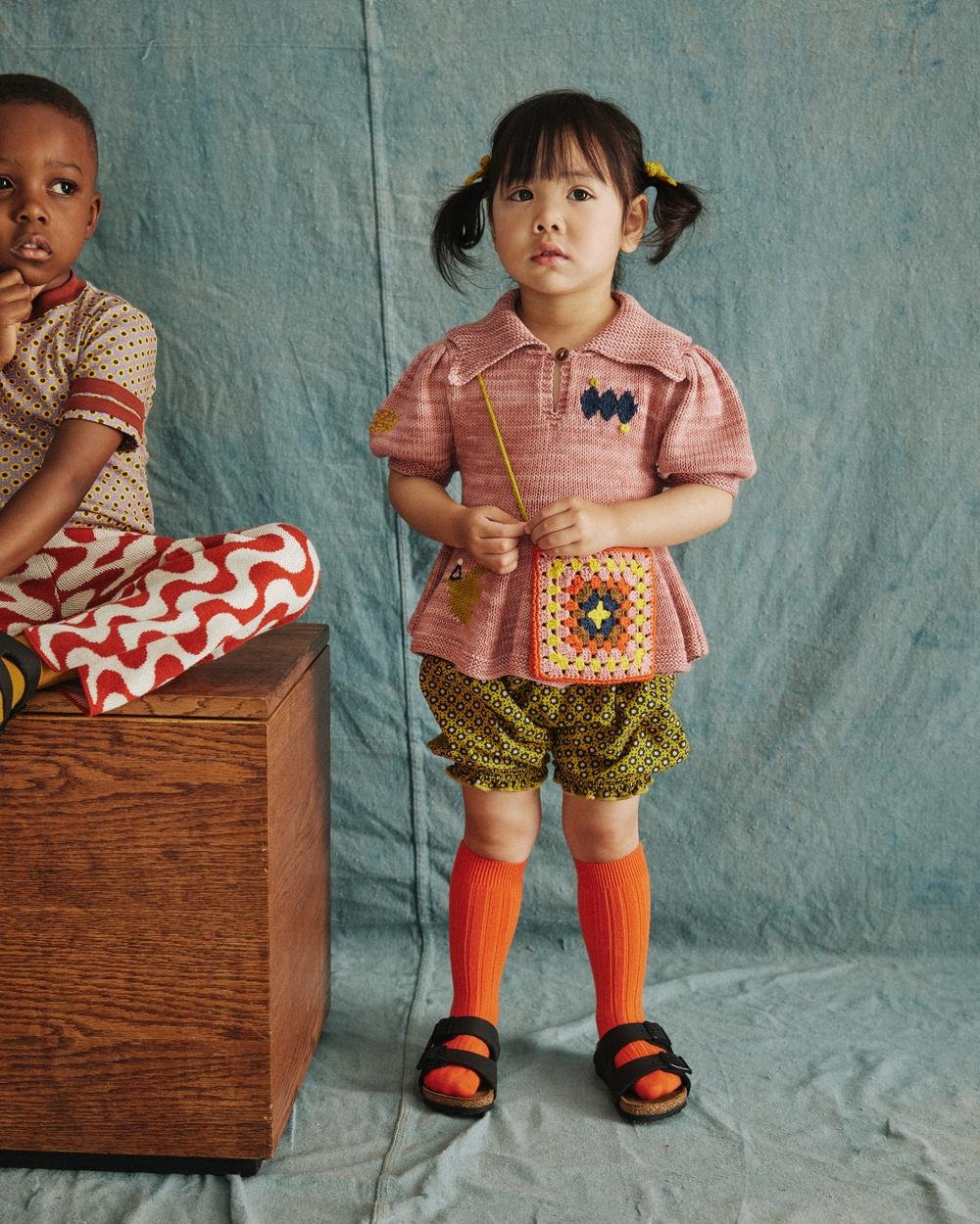 mishaandpuff】花鉄スカート acorn railroad 6y mishaandpuff】花鉄