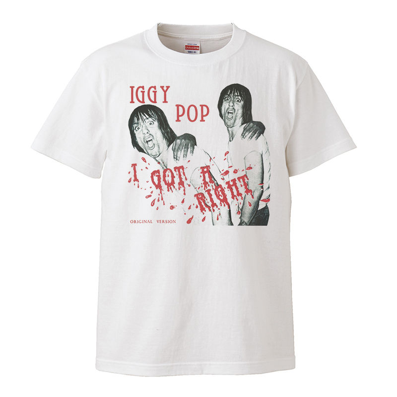 イギーポップ IGGY POP ツアーTシャツ Lサイズ CHASER IGGY POP T