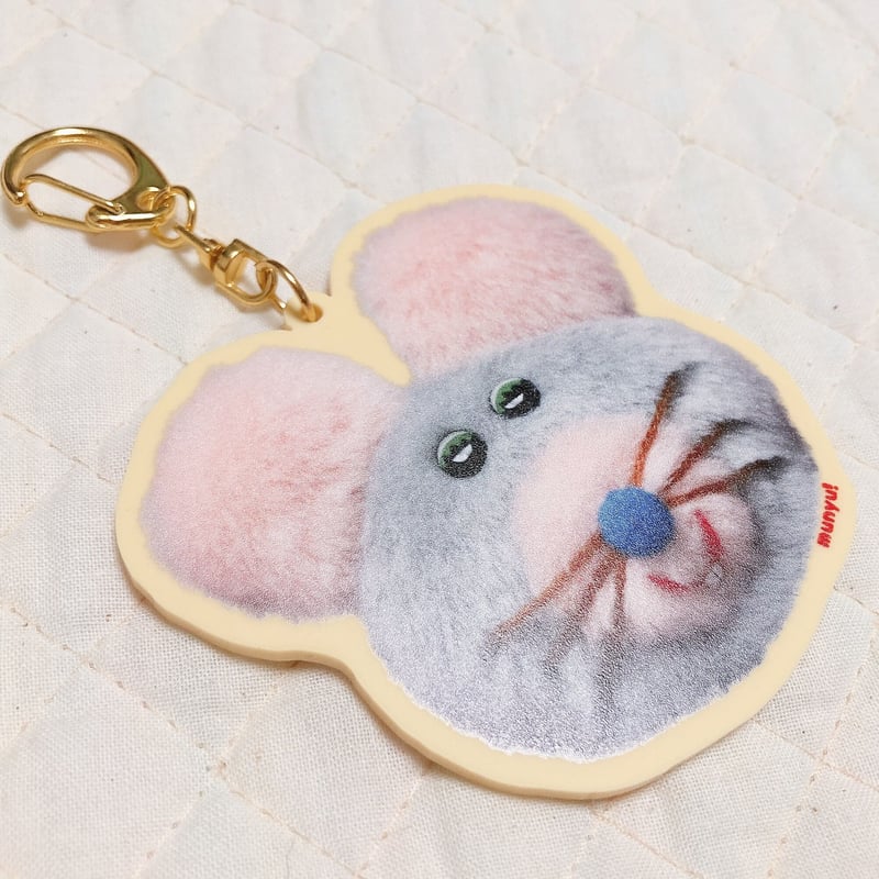 プクプク＆ちゅーすけの おおキーホルダー | むにゅ