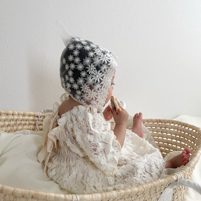 レースボンネット(514) | こどもふく🧸mocokids