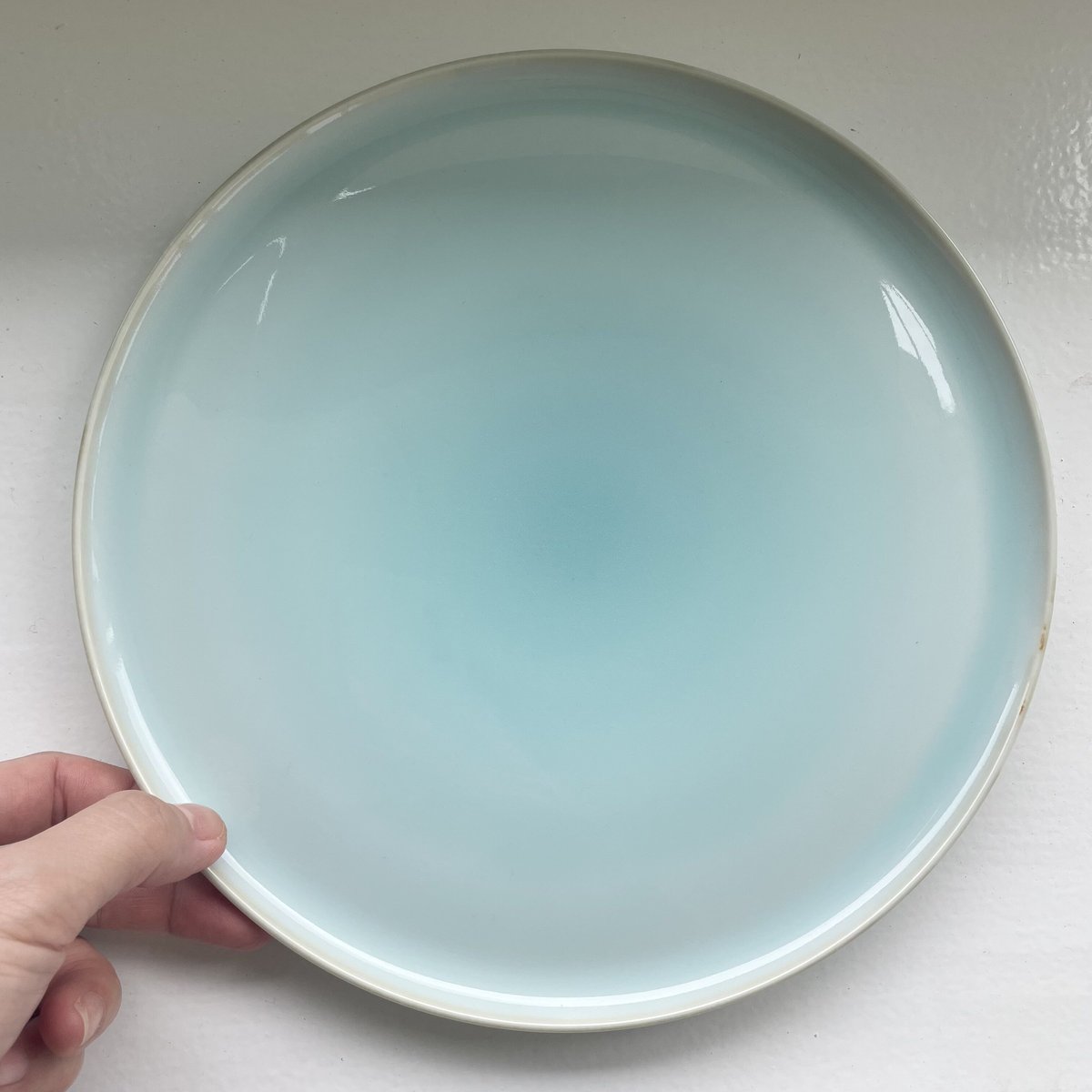 青白磁 風景画 大小皿セット*8 青白磁 風景画 大小皿セット*8 青白磁