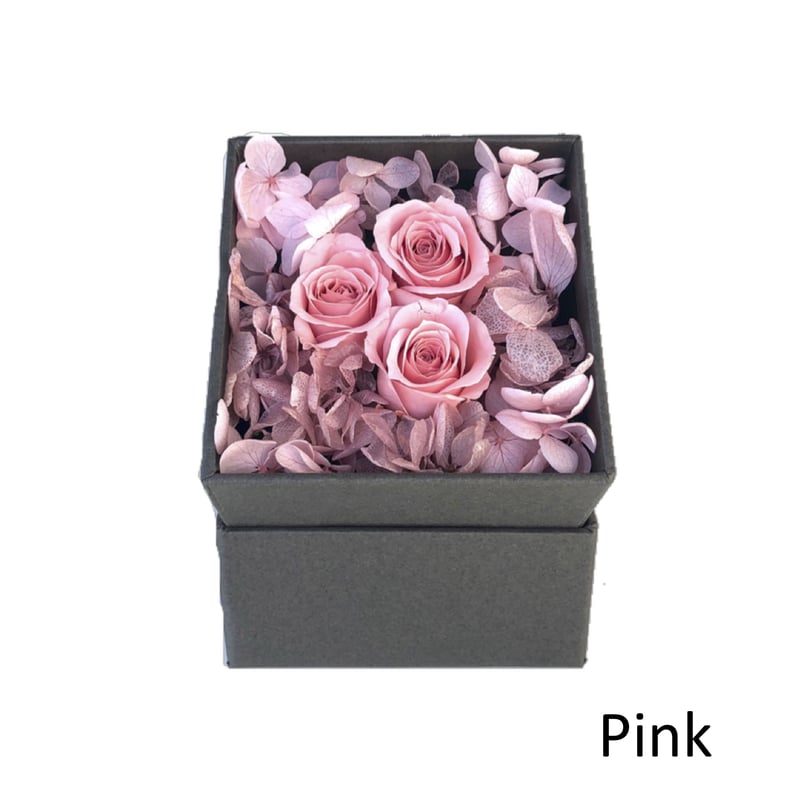 プリザーブドフラワーボックス コンパクト（All 9colors） | Hanamichi