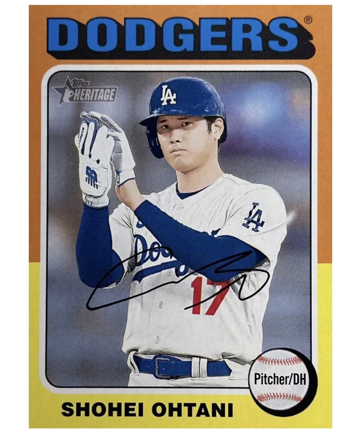 ドジャース 大谷翔平選手 直筆サイン写真 花巻東高校時代 一枚限り唯一