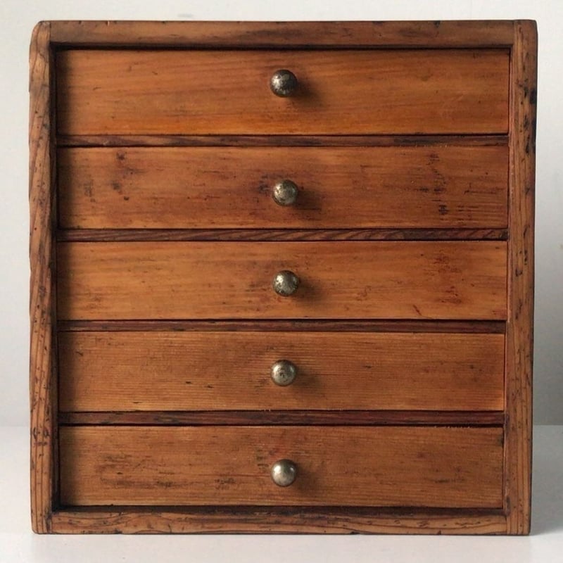 アンティーク 5杯小引き出し 昭和初期頃 | GobaTools