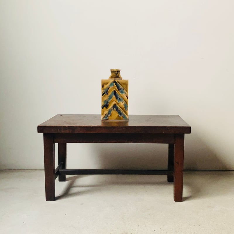 1953年 昭和28年 戦後すぐの古く小さい座卓 ローテーブル 文机 花台