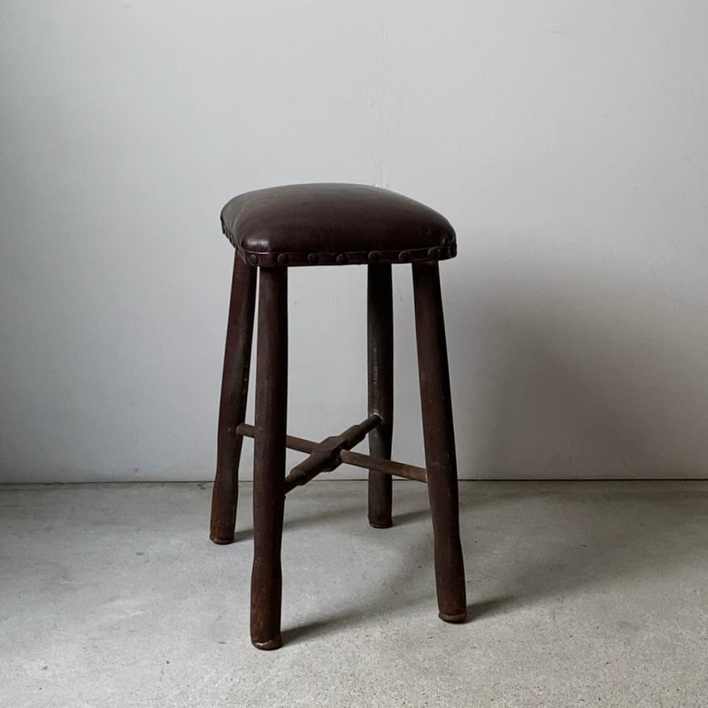 1142 ヴィンテージ 古い木樽のオブジェ 椅子 スツール レトロ