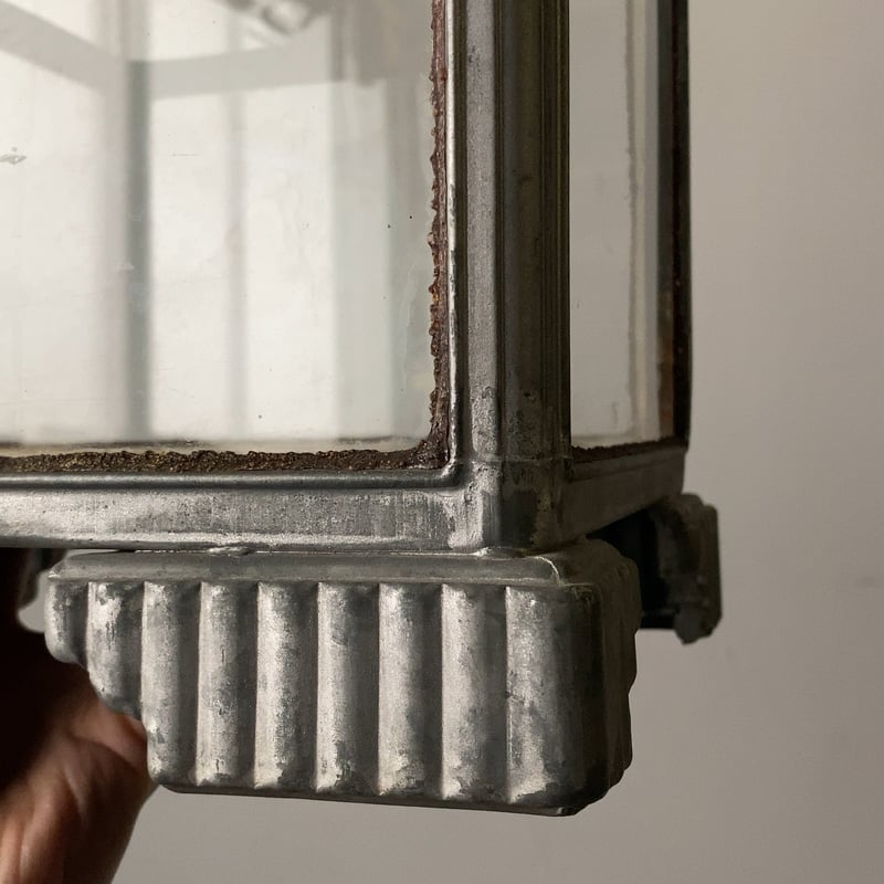 アンティーク ガラスディスプレイケース ブリキ製水槽 古道具 【公式通販】