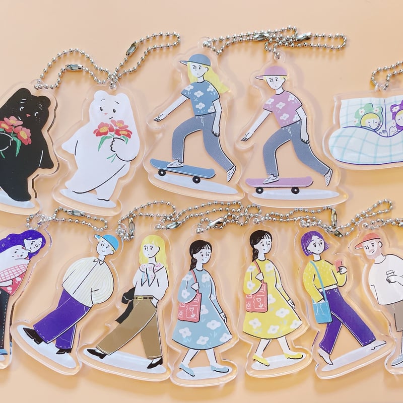 ウィンターワンピースアクリルキーホルダーコレクション