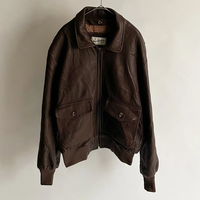 90s A-2 type leather jacket | sui & shara