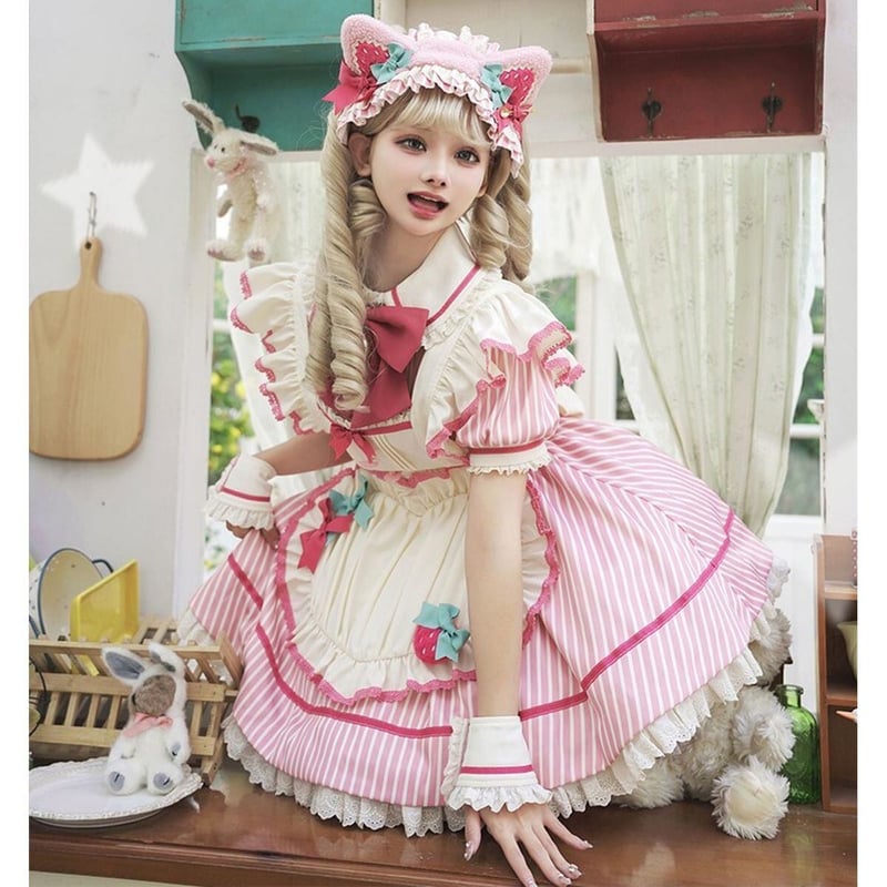 アトリエgg ストロベリー ワンピース アトリエgg ストロベリー