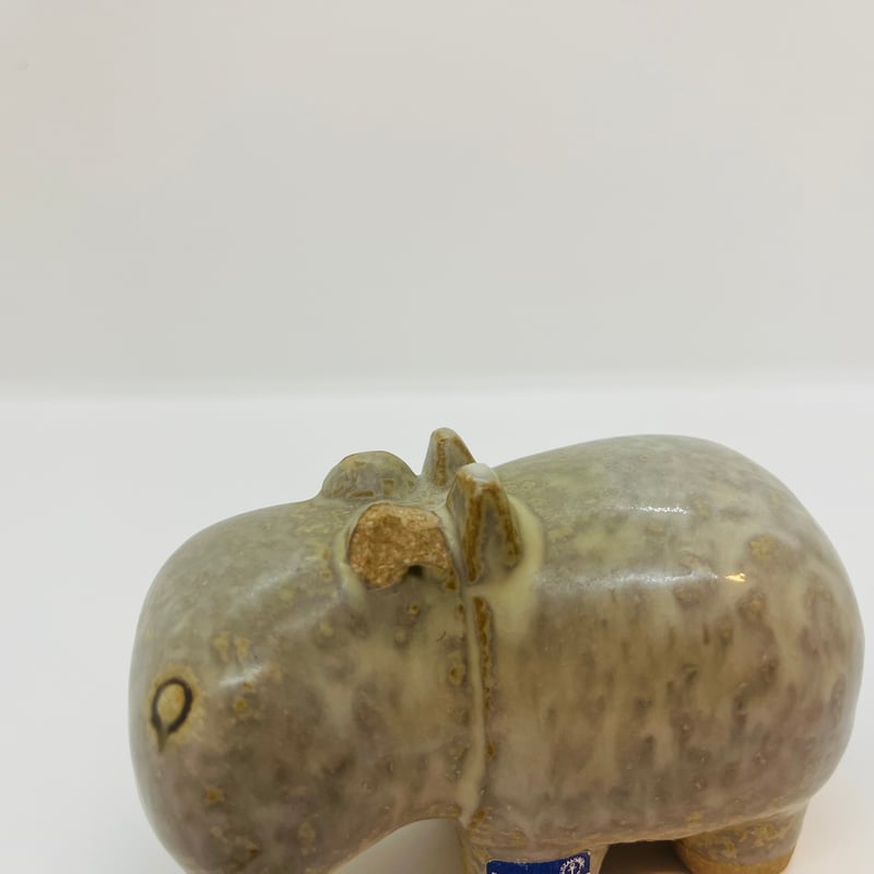 訳アリ！【Lisa Larson / リサラーソン】Menageri カバ《Gustavsbe