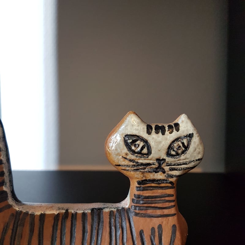 Lisa Larson / リサラーソン】ヴィンテージ版 Lilla Zoo ネコ《Gust