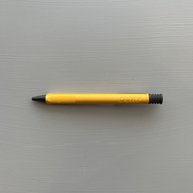 ☆LAMY サファリ シャーペン 黒クリップ（絶版品）濃黄色☆