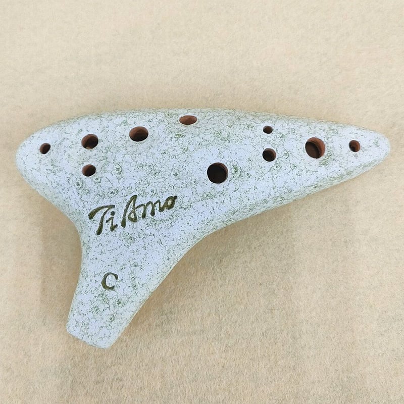 希少品 Ti Amo オカリナ ソプラノC 鳥マーク 専用ケース・説明書付き