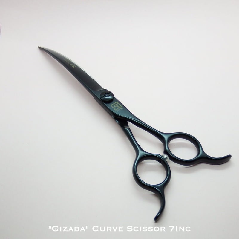 ギザ刃 カーブシザー【7.0インチ】マットブラック T15 | Svans