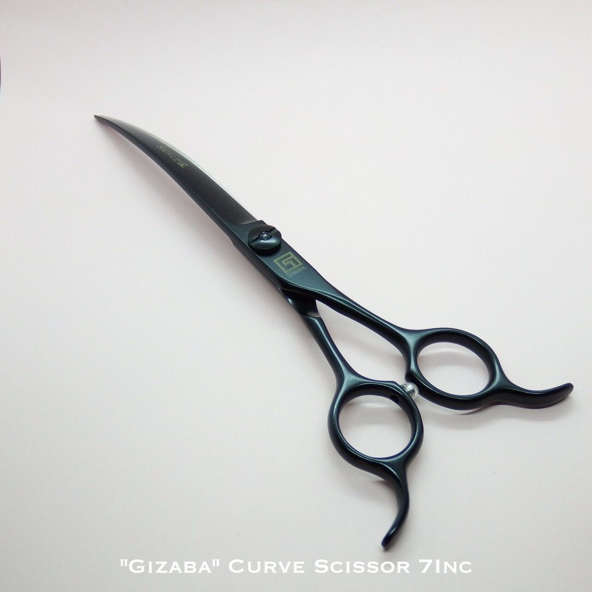 ギザ刃 カーブシザー【7.0インチ】マットブラック T15 | Svans